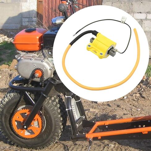 Universal Ignition Coil 2/4 Stroke, GY6 Racing Ignition Coil, Motorcycle Ignition Coil for 4T 2T Street Dirt Bike for Moped ATV Scooter Go Kart Pit Bike in Saudi Arabia