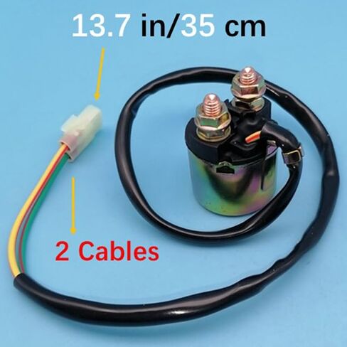 Starter Solenoid Relay Compatible with Honda Fourtrax Foreman Rancher Trx90 Trx200 TRX300 Trx350 Trx400 TRX420 Trx450 TRX500 Trx650 Trx680 35850-HF1-670 35850-HM7-000 35850-HP5-600 Z149 in Saudi Arabia