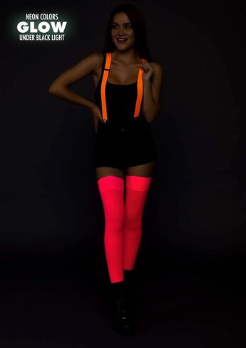 Leg Avenue Women's Neon Suspenders Festival Accessory in Saudi Arabia