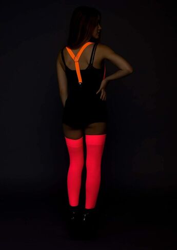 Leg Avenue Women's Neon Suspenders Festival Accessory in Saudi Arabia