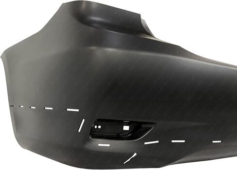 BUMPERS THAT DELIVER - Primered, Rear Bumper Cover Replacement Compatible with 2011 2012 2013 Toyota Corolla S/XRS Sedan 11 12 13, TO1100288 in Saudi Arabia