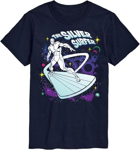 Marvel - Fantastic Four Silver Surfer Retro- Men's Short Sleeve Graphic T-Shirt in Saudi Arabia