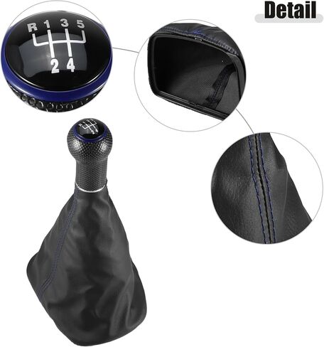 ACROPIX Blue 5 Speed Manual Gear Shift Knob Stick Shifter Lever Head Ball for VW Golf MK1 MK2 MK3 MK4 1973-2005 - Pack of 1 in Saudi Arabia