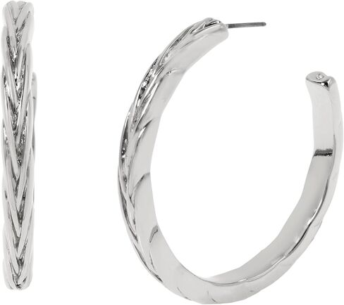 Steve Madden Women's Woven Large Hoop Earrings in Saudi Arabia