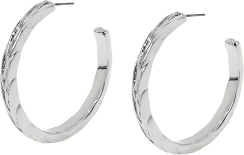 Steve Madden Women's Woven Large Hoop Earrings in Saudi Arabia