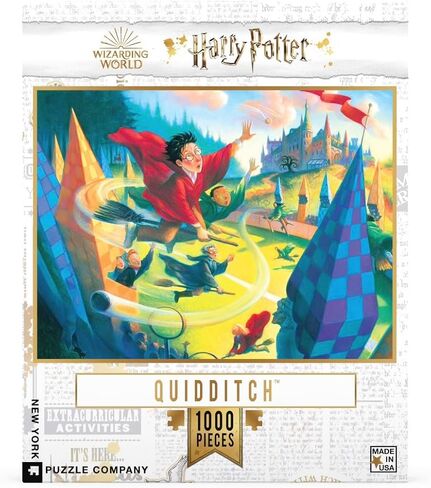 New York Puzzle Company - Harry Potter Flying Keys - 1000 Piece Jigsaw Puzzle for Family Game Nights by Mary GrandPré in Saudi Arabia