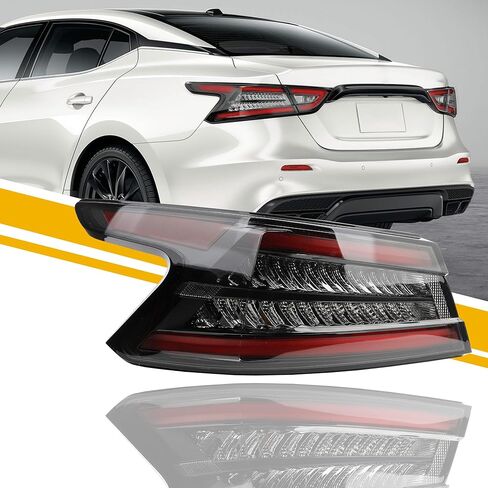 مصباح خلفي LED من Dasbecan متوافق مع 2019-2023 Nissan Maxima الضوء الخلفي للمصباح الخلفي للسائق الأيسر استبدال #265559DJ0A NI2804119 in Saudi Arabia