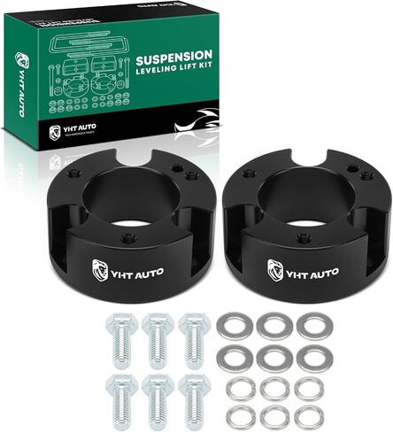 YHTAUTO 3 Inch Front Leveling Lift Kit Compatible with 2019-2023 Ford Ranger, 4WD/RWD, Aluminum Strut Spacers Suspension Leveling Kit w/Hardware Kit Set of 2 in Saudi Arabia