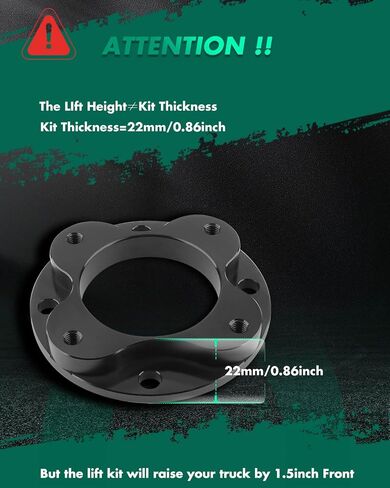 SCTIOO leveling kit for Toyota Tacoma 2024 trd off road 1.5" Front LEVELING LIFT KIT in Saudi Arabia