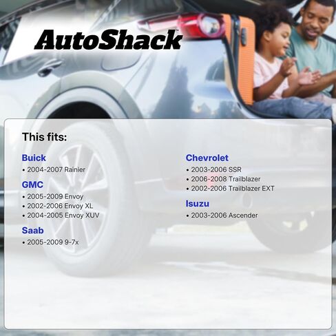دوارات الفرامل الأمامية والخلفية المحفورة والمشقوقة من AutoShack | بديل لسيارة GMC Envoy XL Saab 9-7x شيفروليه SSR تريل بليزر EXT Buick Rainier Isuzu Ascender 4WD | المغلفة الإلكترونية | مجموعة مكونة من 4 أجهزة كمبيوتر | ShadowGuard in Saudi Arabia