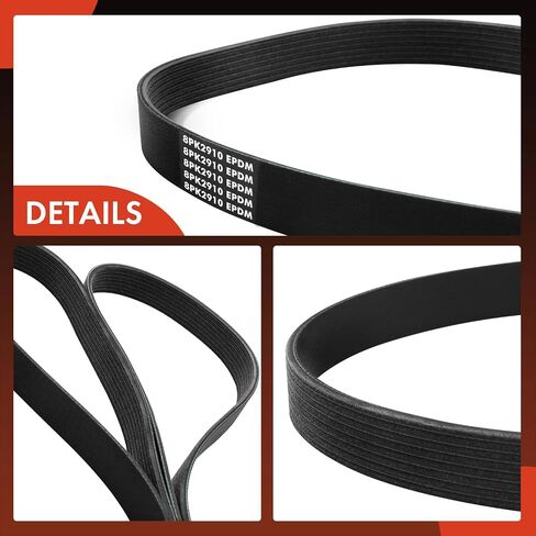A-Premium Engine Serpentine Drive Belt Compatible with Chrysler Crossfire 2005-2006 & Mercedes-Benz C32 AMG/SLK32 AMG 2002-2004, 3.2L in Saudi Arabia