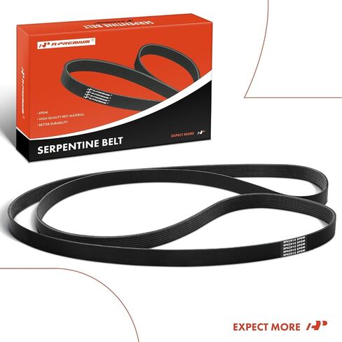 A-Premium Engine Serpentine Drive Belt Compatible with Chrysler Crossfire 2005-2006 & Mercedes-Benz C32 AMG/SLK32 AMG 2002-2004, 3.2L in Saudi Arabia
