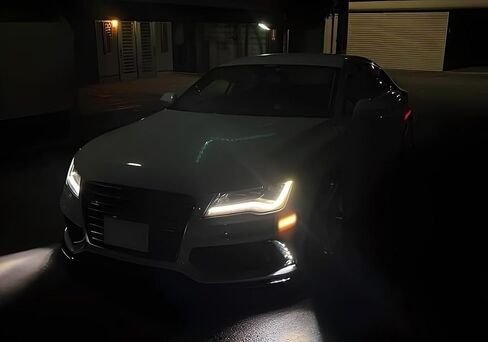 iJDMTOY Dark Smoked Lens Amber/Red Full LED Side Marker Light Kit Compatible With 2012-2018 Audi A7 S7 RS7, Powered by Total 120-SMD LED, Replace OEM Sidemarker Lamps in Saudi Arabia