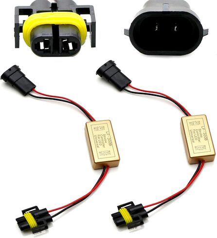 iJDMTOY زوج Plug-N-Play H11 H8 H9 LED استبدال استخدام ستروب فلاش وحدة تحكم صندوق in Saudi Arabia