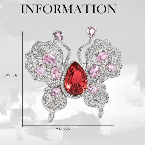 Butterfly Brooch Pin Butterfly Accessories Butterfly Brooches Pins for Women Butterfly Jewelry for Women in Saudi Arabia