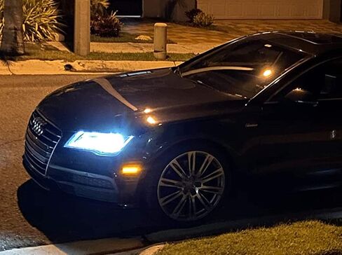 iJDMTOY Dark Smoked Lens Amber/Red Full LED Side Marker Light Kit Compatible With 2012-2018 Audi A7 S7 RS7, Powered by Total 120-SMD LED, Replace OEM Sidemarker Lamps in Saudi Arabia