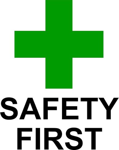 زر CafePress SAFETY FIRST 2.25 زر 2.25 بوصة in Saudi Arabia