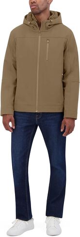 Nautica Men's Sherpa Lined Softshell Jacket – Full Zip, Adjustable Hood, Wind Resistant in Saudi Arabia