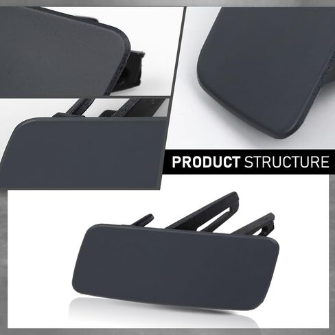 G-PLUS Front Headlight Washer Cover Powerwash Cap Cover Compatible with Range Rover 2013-2017 2Pcs in Saudi Arabia