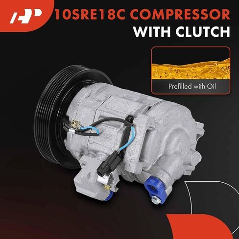 ضاغط مكيف هواء ممتاز A مع قابض مكيف الهواء متوافق مع Honda Accord 2008-2012 2014، Accord Crosstour & Acura TL، TSX، RDX in Saudi Arabia