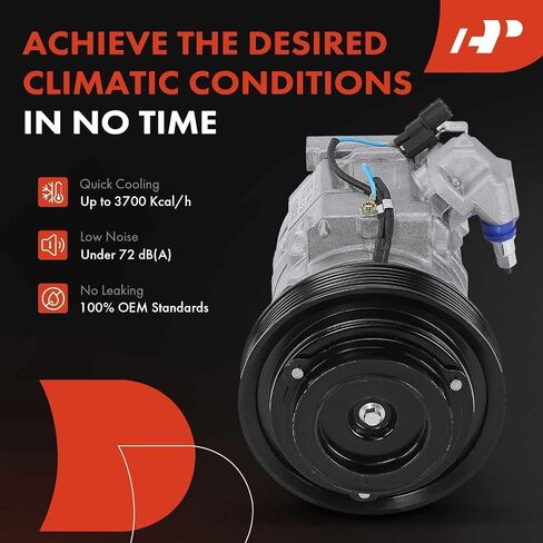 ضاغط مكيف هواء ممتاز A مع قابض مكيف الهواء متوافق مع Honda Accord 2008-2012 2014، Accord Crosstour & Acura TL، TSX، RDX in Saudi Arabia