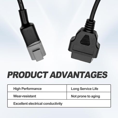 كابل محول تشخيصي obd 6 دبوس إلى 16 دبوس متوافق مع CAN AM UTV ATV الدراجات النارية obd2 obdii أداة تشخيصية in Saudi Arabia