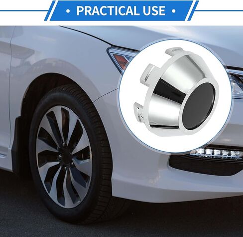 4Pcs Car Wheel Hub Center Caps, 64mm 2.52"OD Universal for Car Durable ABS Plastic Silver Tone Black Front and Rear Wheels in Saudi Arabia