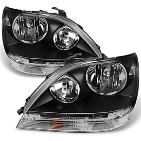 AKKON-For 1999-2003 Lexus RX300 RX-300 Chrome OE استبدال المصابيح الأمامية نوع الهالوجين in Kuwait