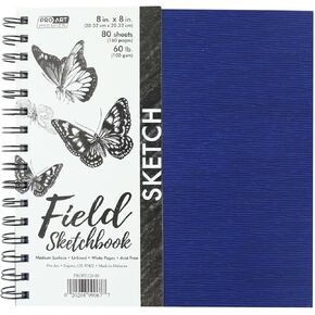 Pro Art Premier Sketch Book Travel 6"x 4" Black 74lb Black 80 Sheets, Sketch Book, Sketchbook, Drawing Pad, Sketch Pad, Drawing Paper, Art Book, Drawing Book, Art Paper, Sketchbook for Drawing in Kuwait