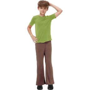 Remimi Halloween Kids V Neck Green Shirt and Brown Pants in Saudi Arabia