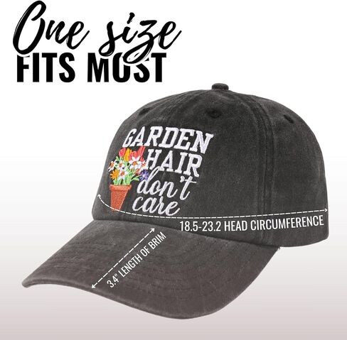 InnoBeta Gardening Gifts Cap for Women, Plant Lovers, Plant Lady Gardeners, Cool Unique Garden Adjustable Embroidered Hat in Saudi Arabia