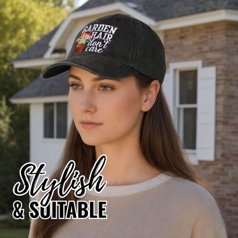 InnoBeta Gardening Gifts Cap for Women, Plant Lovers, Plant Lady Gardeners, Cool Unique Garden Adjustable Embroidered Hat in Saudi Arabia