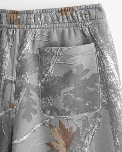 كامو Sweatpants المرأة فضفاض واسعة الساق Sweatpants عادية مابل ليف طباعة السراويل عالية الخصر الرباط الصوف السراويل in Kuwait