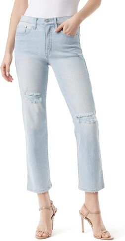 Jessica Simpson Women's Harmony High Rise Slim Straight Ankle Standard in Kuwait