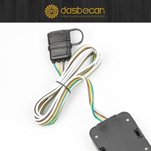 مجموعة أدوات ربط الأسلاك من Dasbecan 56406 متوافقة مع Jeep Cherokee 2019 2020 2021 2022 من جانب السيارة 4 دبابيس مخصصة in Saudi Arabia