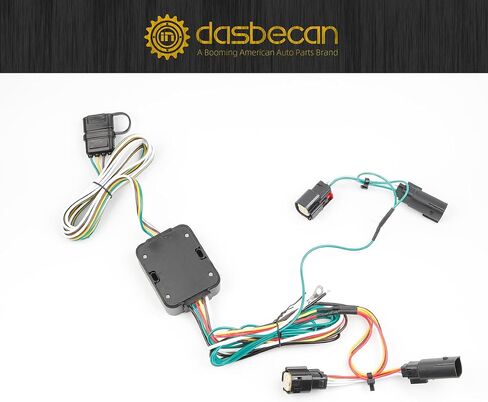 مجموعة أدوات ربط الأسلاك من Dasbecan 56406 متوافقة مع Jeep Cherokee 2019 2020 2021 2022 من جانب السيارة 4 دبابيس مخصصة in Saudi Arabia