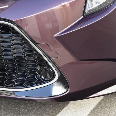 غطاء غطاء فتحة خطاف سحب المصد الأمامي لسيارة Toyota Corolla LE XLE 2020-2021 (أسود) in Saudi Arabia