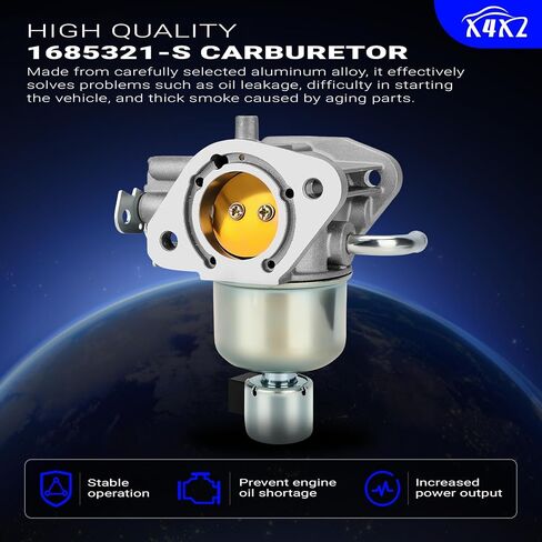 1685321-S Carburetor with Air filter oil filter Fuel pump Kit For Kohler KT725, KT730, KT735, KT740, KT745 7000 Series 22HP 23HP 24HP 25HP 26HP Engines Replace# 16 853 19S, 32 853 63S, 32 853 67-S in Saudi Arabia