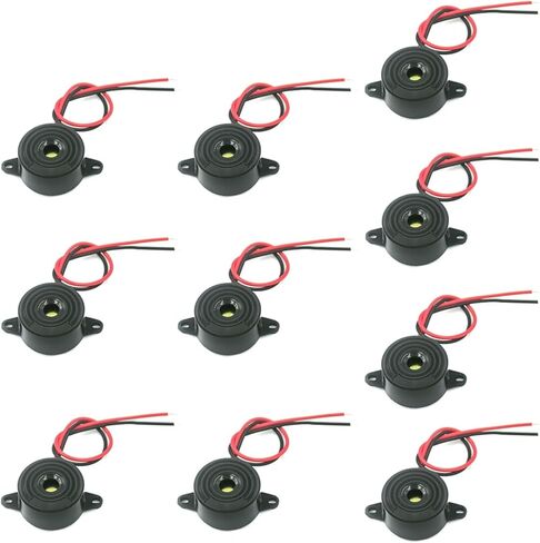 10PCS SFM-20B DC3-24V 3-24V Piezo Electronic Buzzer Alarm 95DB Continuous Sound Beeper in Saudi Arabia