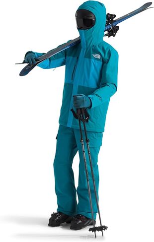 سترة معزولة للحرية من THE NORTH FACE للرجال | معطف شتوي بلمسة نهائية طاردة للماء، وغطاء رأس متوافق مع الخوذة، وجيوب بسحاب in Saudi Arabia