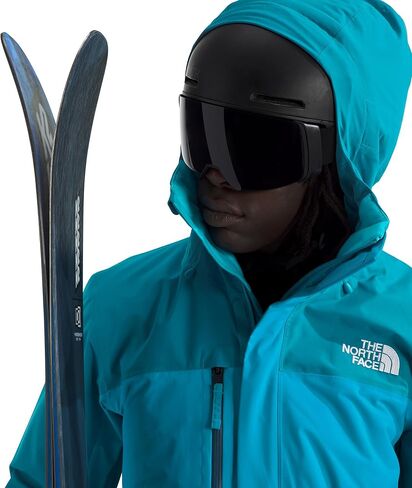 سترة معزولة للحرية من THE NORTH FACE للرجال | معطف شتوي بلمسة نهائية طاردة للماء، وغطاء رأس متوافق مع الخوذة، وجيوب بسحاب in Saudi Arabia
