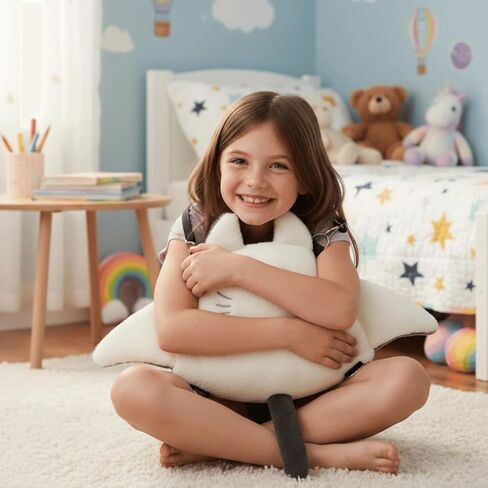 Cute Manta Ray Plush Mini Purse – Soft Stuffed Animal Backpack with Adjustable Straps, Small Crossbody Shoulder Bag for Women, Kids, Teens, Girls, Gift for Animal Lovers in Saudi Arabia