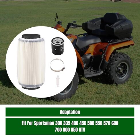 7080595 فلتر الهواء 5811633 كم الهواء النظيف 2530009 فلتر الوقود 2520799 فلتر الزيت مع المشبك لـ Polaris Scrambler Magnum 325 500 Sportsman 335 400 500 550 570 700 850 in Kuwait