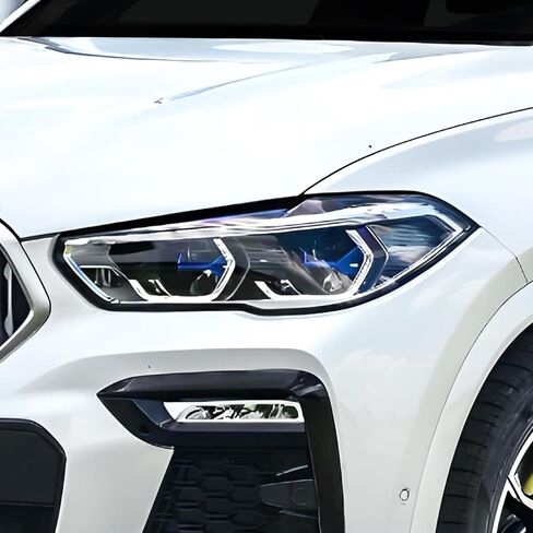 BOGAR TECH DESIGNS Full Headlight Taillight Tint Kit Compatible with BMW X6 2019-2023, Dark Smoke in Saudi Arabia