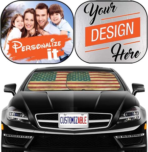 MSD Car Sun Shade Windshield Sunshade Universal Fit 2 Pack، كتلة وهج الشمس، الأشعة فوق البنفسجية والحرارة، حماية الجزء الداخلي للسيارة، معرف الصورة: 30820427 A Beautiful The Swallow Tailed Hummingbird Eupetomena Macura من in Saudi Arabia