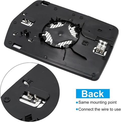 Left Driver Side Heated Mirror Glass BL3Z17K707E BL3Z-17K707-E, Replacement for F-ord F/150 Driver Side Mirror 2011 2012 2013 2014 in Saudi Arabia