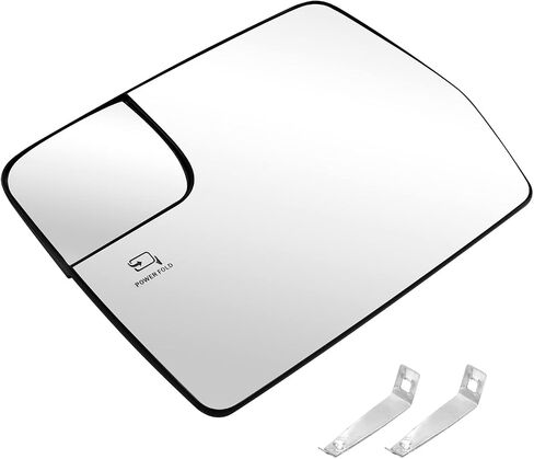 Left Driver Side Heated Mirror Glass BL3Z17K707E BL3Z-17K707-E, Replacement for F-ord F/150 Driver Side Mirror 2011 2012 2013 2014 in Saudi Arabia