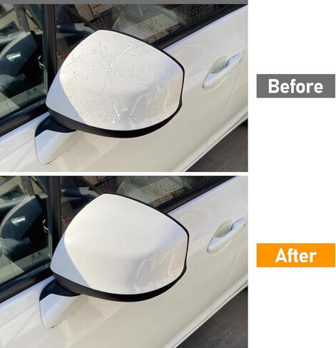 Moonlinks Compatible with 2012-2015 Honda Civic Side Mirror Cover Replacement,White LH & RH Side Door Rearview Mirror Cap for 9th Gen Civic in Saudi Arabia