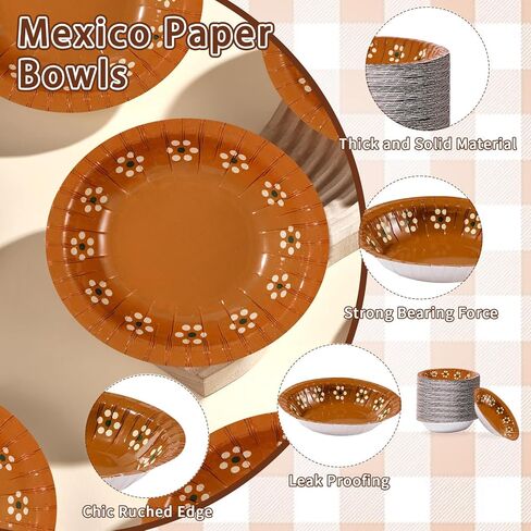 Grencian 100 Pcs 12 Oz Football Paper Bowls Football Party Supplies Heavy Duty Football Party Disposable Soup Bowls Football Dessert Bowls for Football Birthday Gameday Tailgate Party Decorations in Kuwait