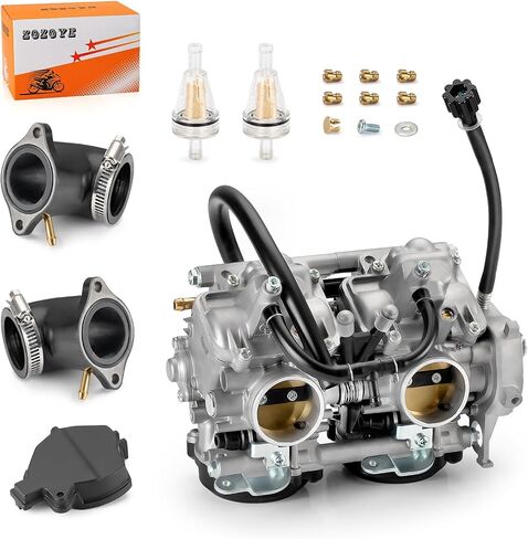 Carburetor Carb & Intake Manifold for Kawasaki KFX700 2004-2009 2011 Brute Force 650 4x4 KVF650 (Exclude 4X4i) 15003-0095 15003-0094 15003-0019 in Saudi Arabia